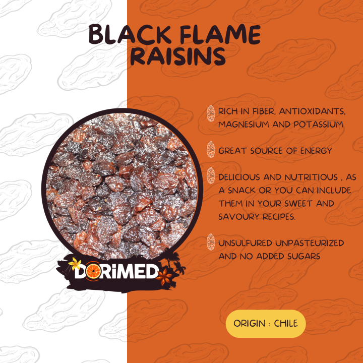 Raisins Secs Noirs 5Kg - Fruits déshydratés - 