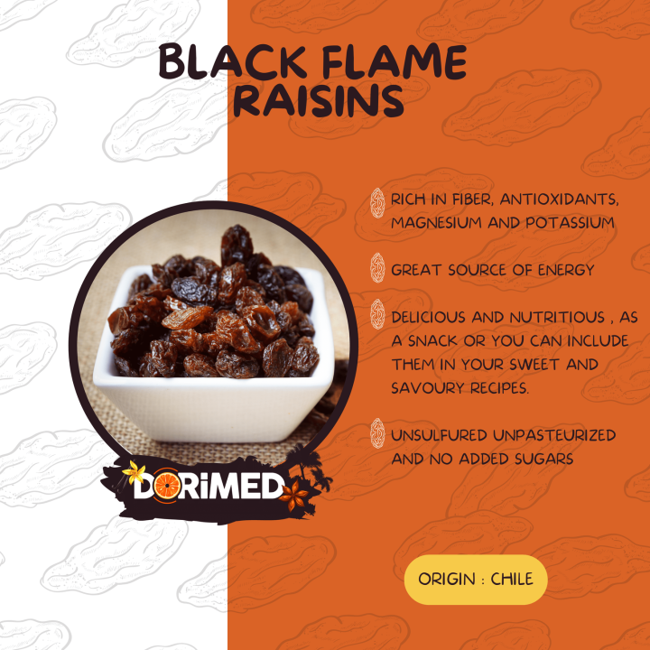 Raisins Secs Noirs 5Kg - Fruits déshydratés - 