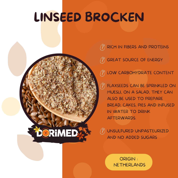 Graines de Lin Concassées 5Kg - Graines et Épices - 